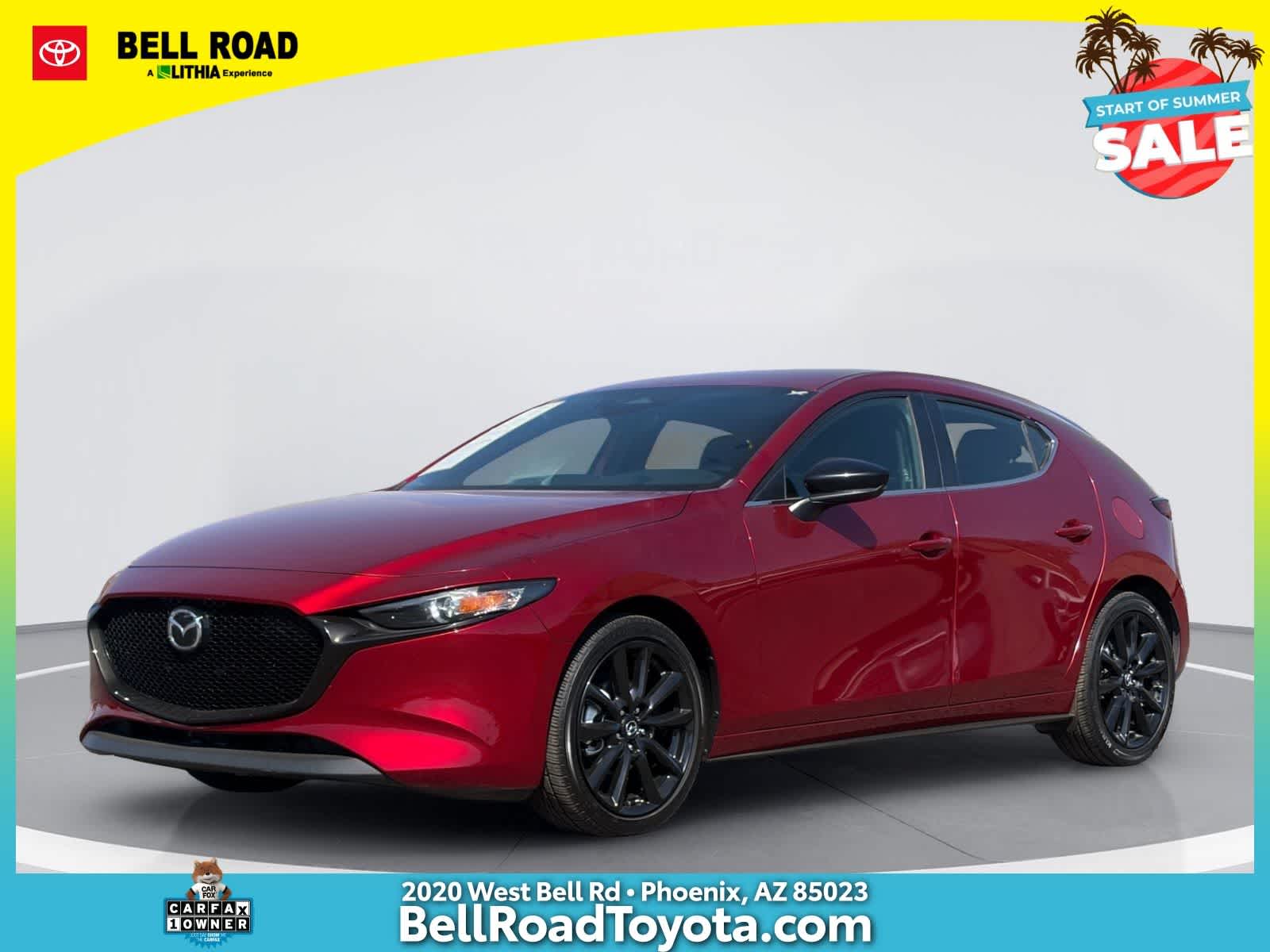 Soul Red Crystal Metallic 2024 Mazda MAZDA3 Hatchback Front-Wheel Drive 6-Speed Automatic