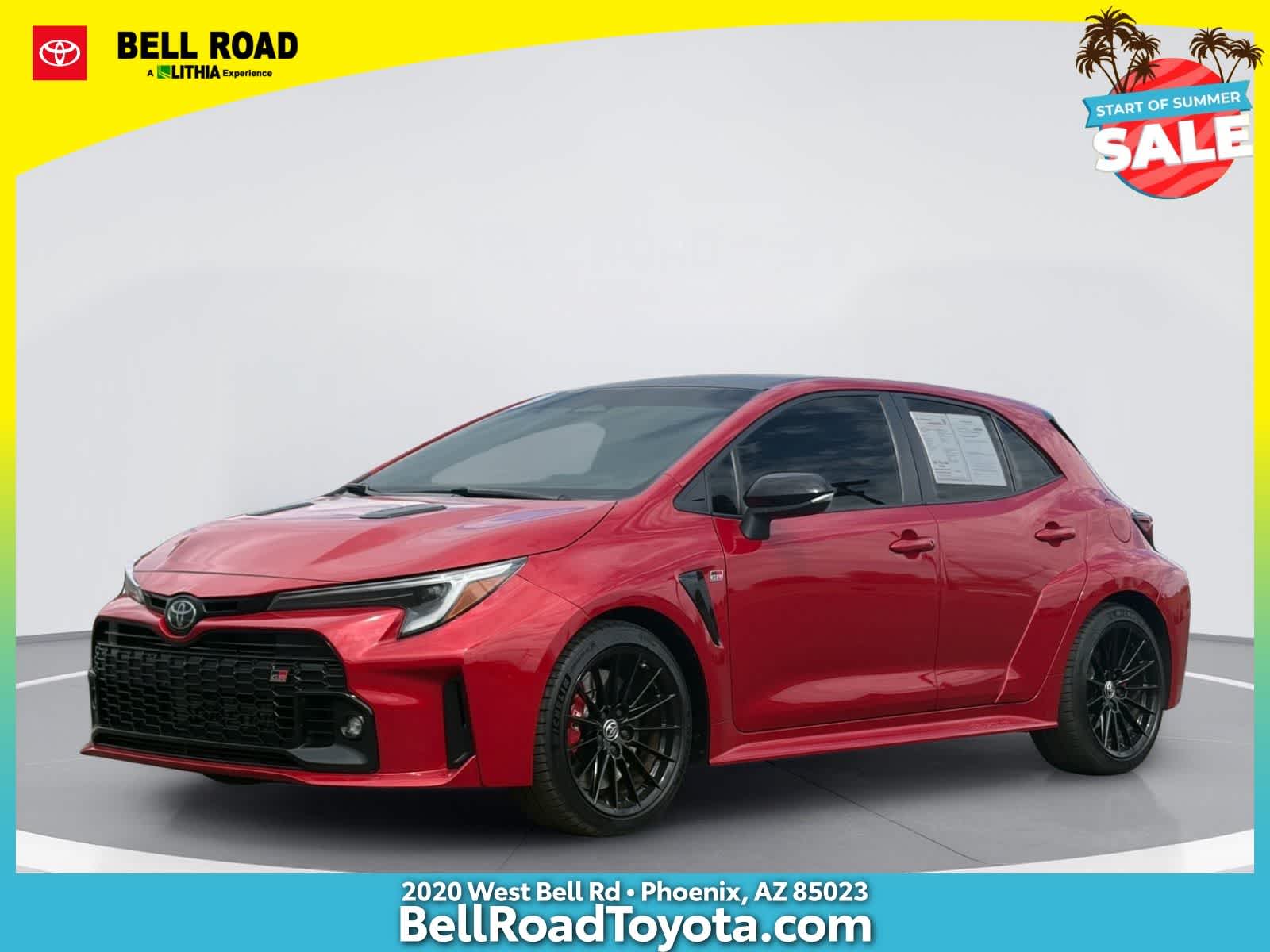 Supersonic Red 2023 Toyota GR Corolla Circuit Edition AWD Hatchback All-Wheel Drive 6-Speed Manual