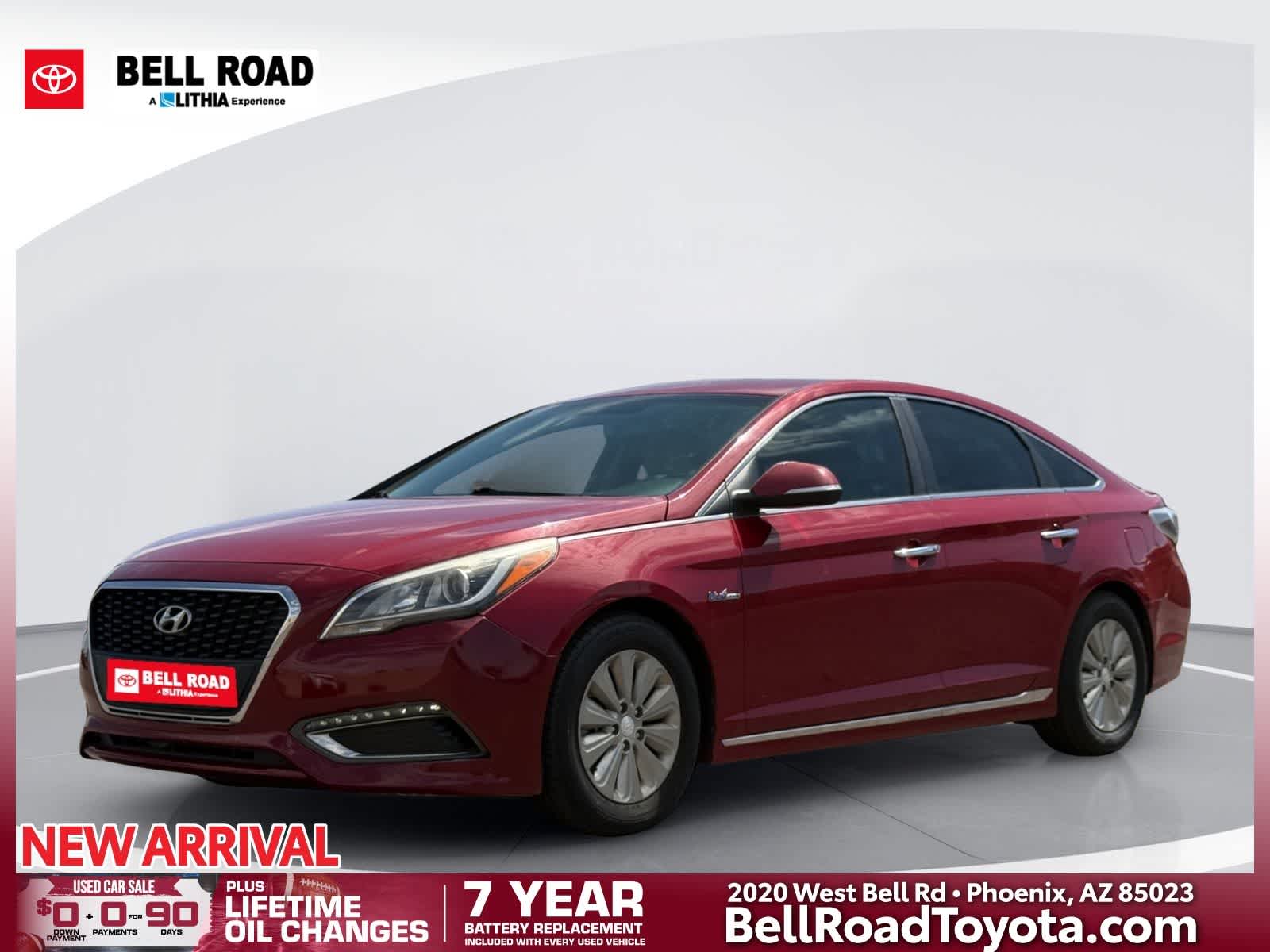 Venetian Red Pearl 2016 Hyundai Sonata Hybrid Sedan Front-Wheel Drive 6-Speed Automatic