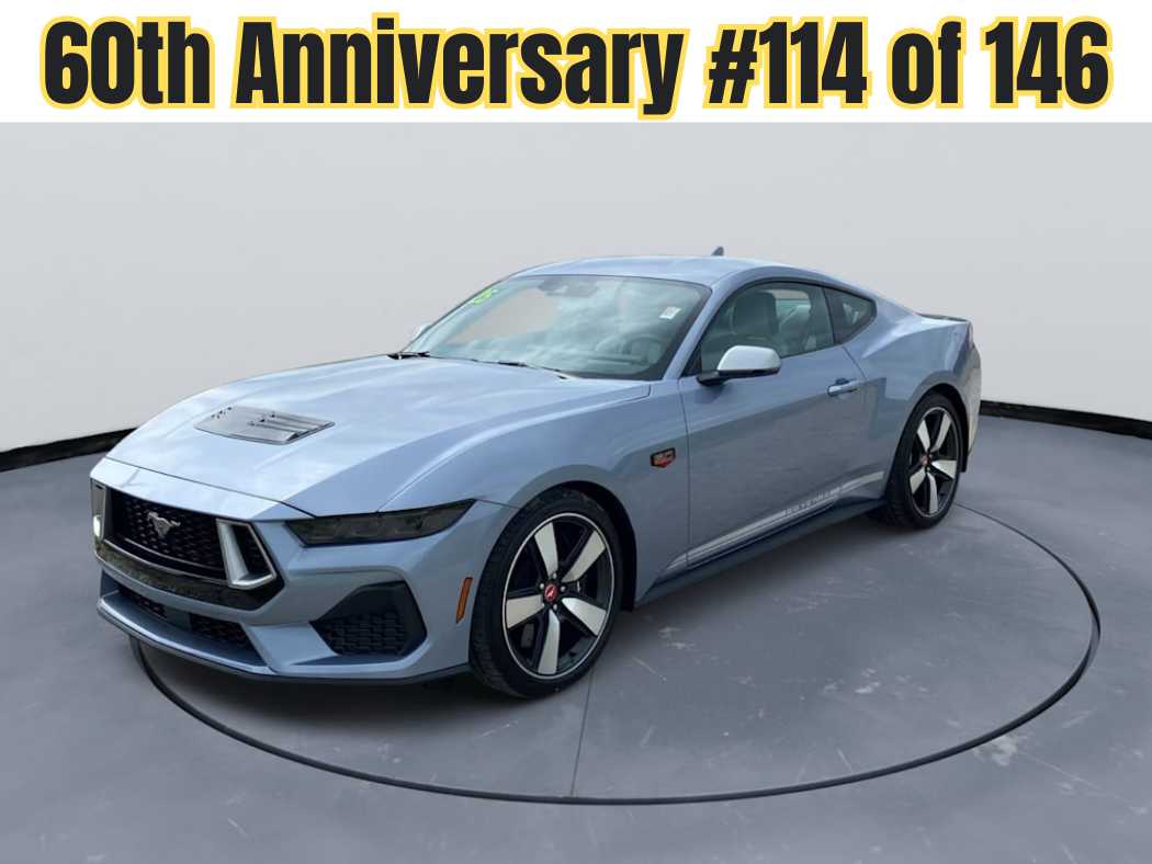 Brittany Blue 2025 Ford Mustang GT Premium Fastback RWD Coupe Rear-Wheel Drive Automatic