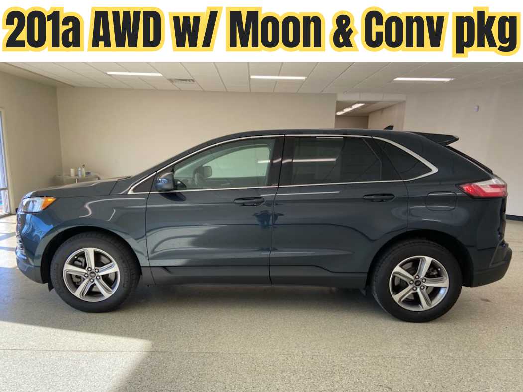 Stone Blue Metallic 2024 Ford Edge SEL AWD SUV / Crossover All-Wheel Drive 8-Speed Automatic