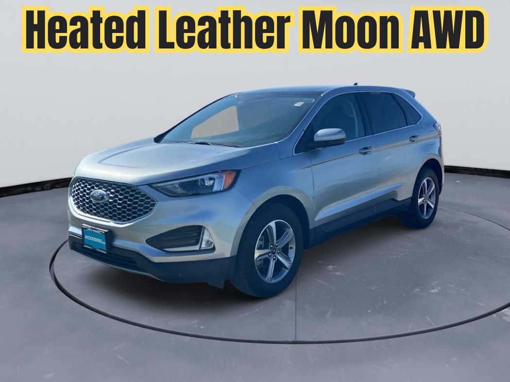 Iconic Silver Metallic 2023 Ford Edge SEL AWD SUV / Crossover All-Wheel Drive 8-Speed Automatic