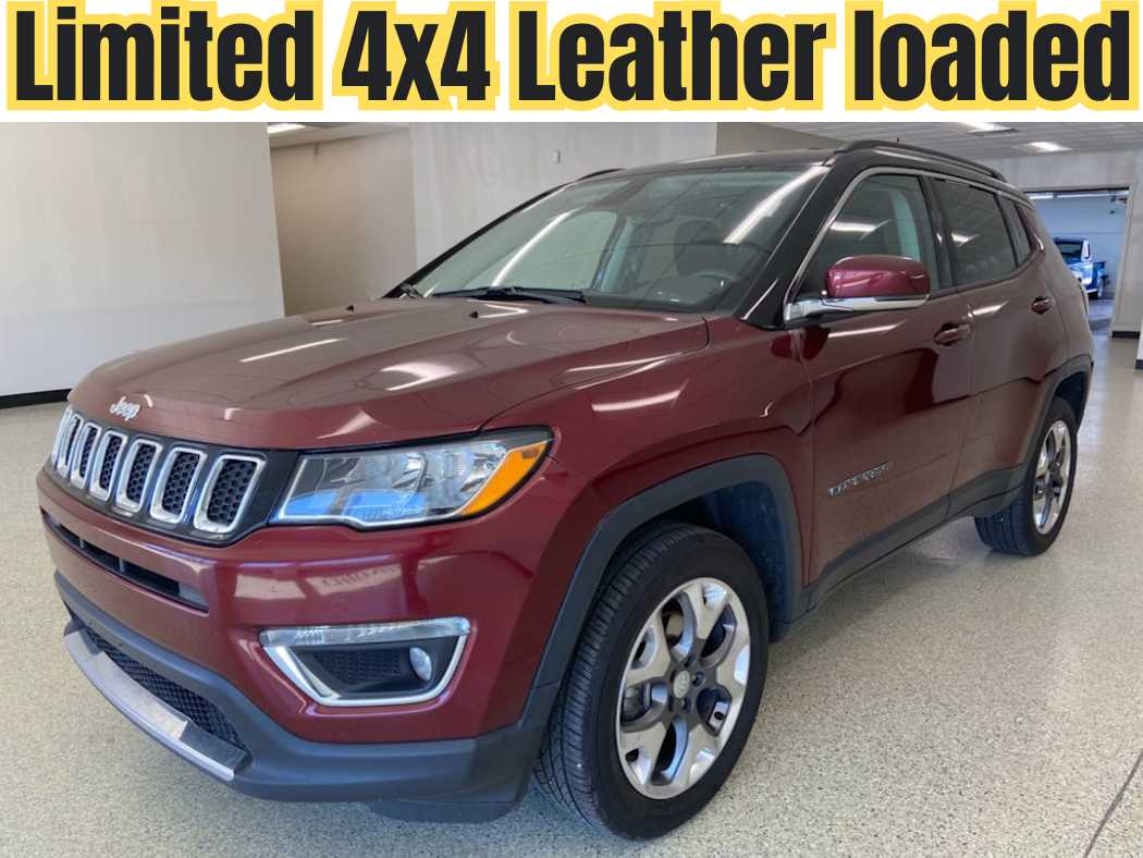 Velvet Red Pearlcoat 2020 Jeep Compass Limited 4WD SUV / Crossover Four-Wheel Drive 9-Speed Automatic