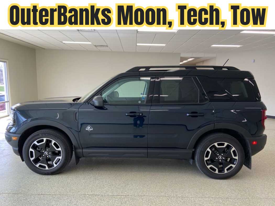 Alto Blue Metallic Tinted Clearcoat 2023 Ford Bronco Sport Outer Banks AWD SUV / Crossover All-Wheel Drive 8-Speed Automatic