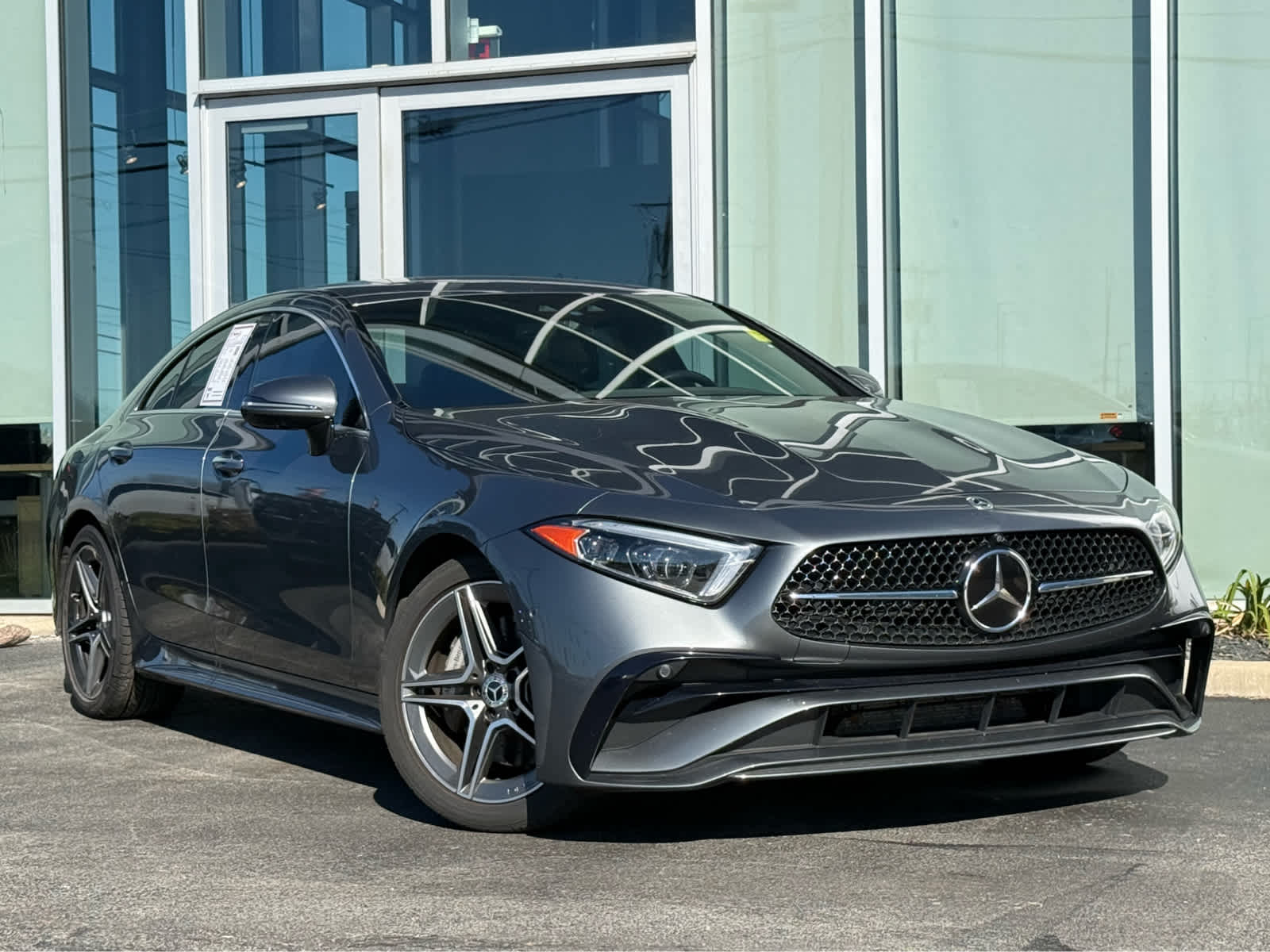 Gray (Selenite Grey Metallic) 2023 Mercedes-Benz CLS Coupe All-Wheel Drive 9-Speed Automatic