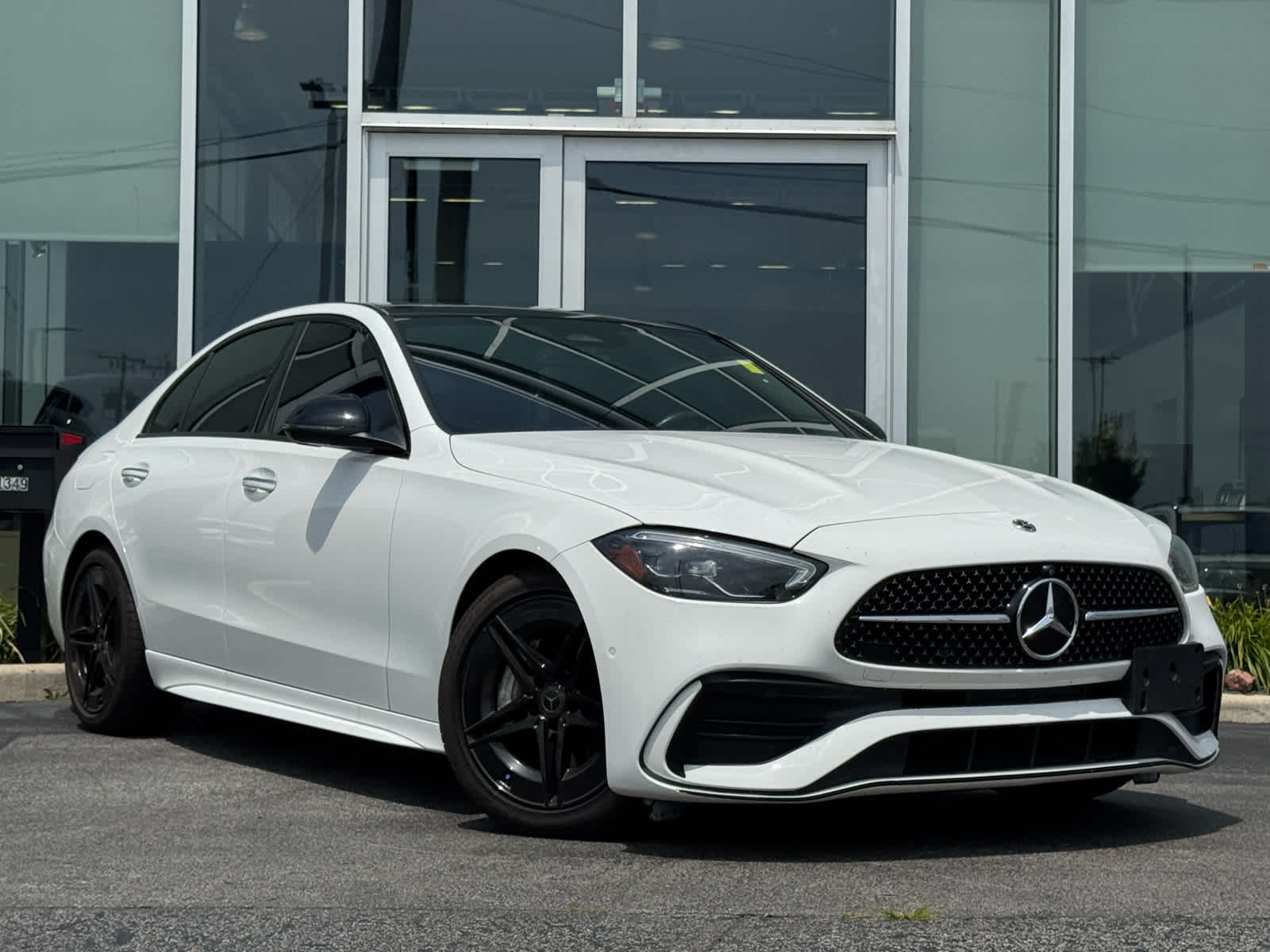 Polar White 2023 Mercedes-Benz C-Class Sedan All-Wheel Drive 9-Speed Automatic