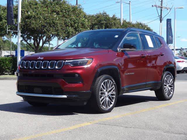 Velvet Red Pearlcoat 2022 Jeep Compass SUV / Crossover Four-Wheel Drive 9-Speed Automatic