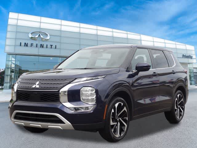 Cosmic Blue Metallic 2024 Mitsubishi Outlander SE FWD SUV / Crossover Front-Wheel Drive Continuously Variable Transmission