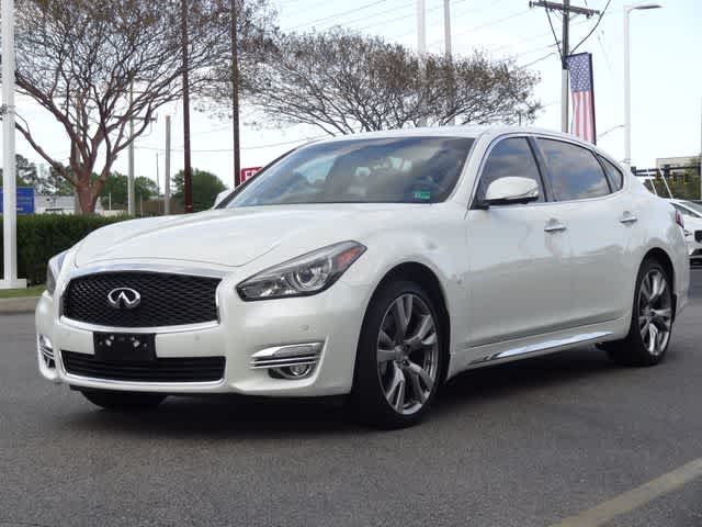 Majestic White 2019 INFINITI Q70L 3.7 Luxe AWD Sedan All-Wheel Drive 7-Speed Automatic