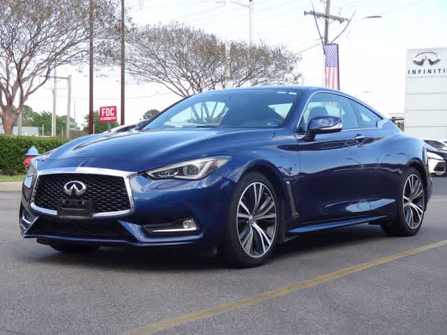 Iridium Blue 2018 INFINITI Q60 3.0t Luxe Coupe AWD Coupe All-Wheel Drive 7-Speed Automatic