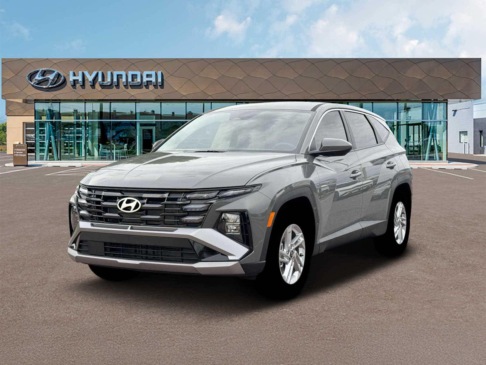 Hampton Gray 2026 Hyundai Tucson SUV / Crossover Front-Wheel Drive 8-Speed Automatic