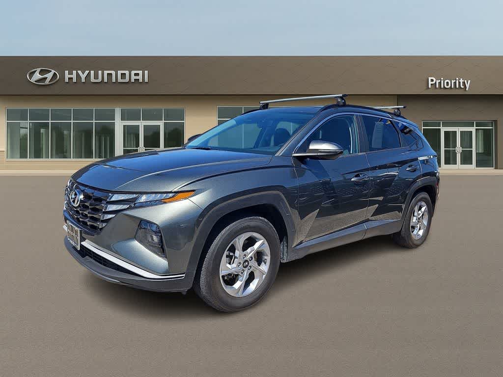 Amazon Gray 2022 Hyundai Tucson SEL FWD SUV / Crossover Front-Wheel Drive 8-Speed Automatic