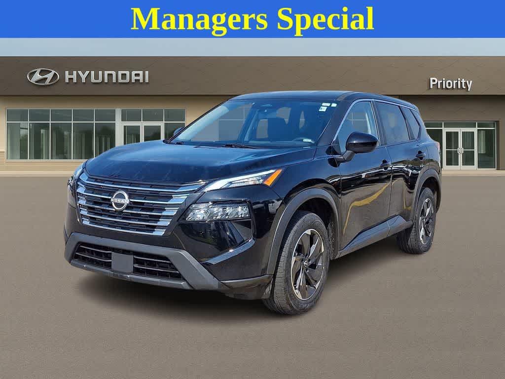 Super Black 2025 Nissan Rogue SUV / Crossover Front-Wheel Drive Continuously Variable Transmission