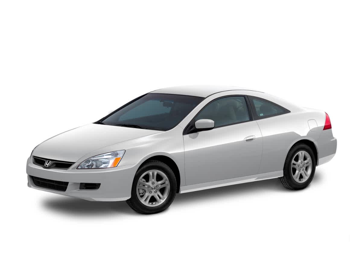 Blue 2007 Honda Accord Coupe Coupe Front-Wheel Drive 5-Speed Automatic