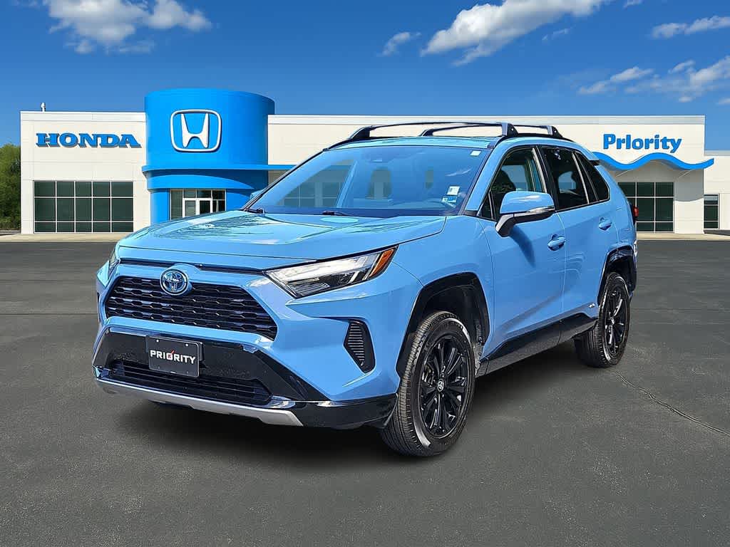 Cavalry Blue 2024 Toyota RAV4 Hybrid SUV / Crossover All-Wheel Drive Continuously Variable Transmission