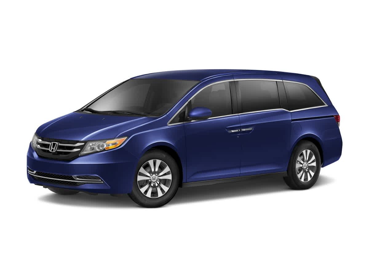Gray 2015 Honda Odyssey Minivan Front-Wheel Drive Automatic