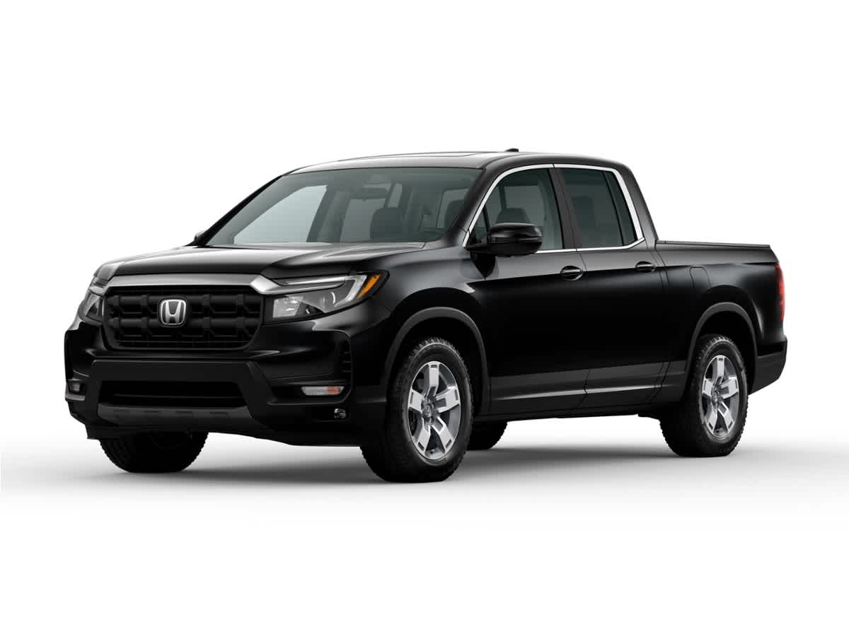 Gray (Modern Steel Metallic) 2025 Honda Ridgeline RTL AWD Pickup Truck All-Wheel Drive Automatic