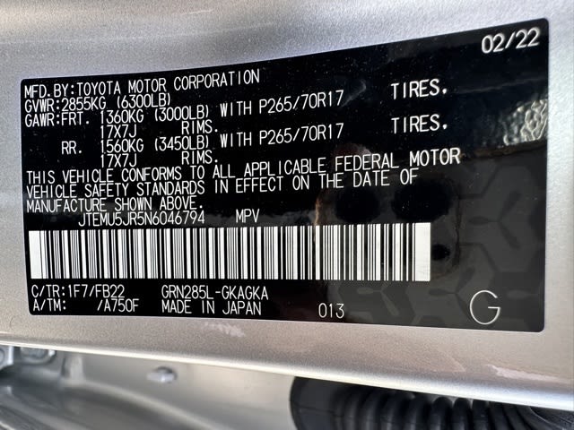 2022 Toyota 4Runner 4D Sport Utility