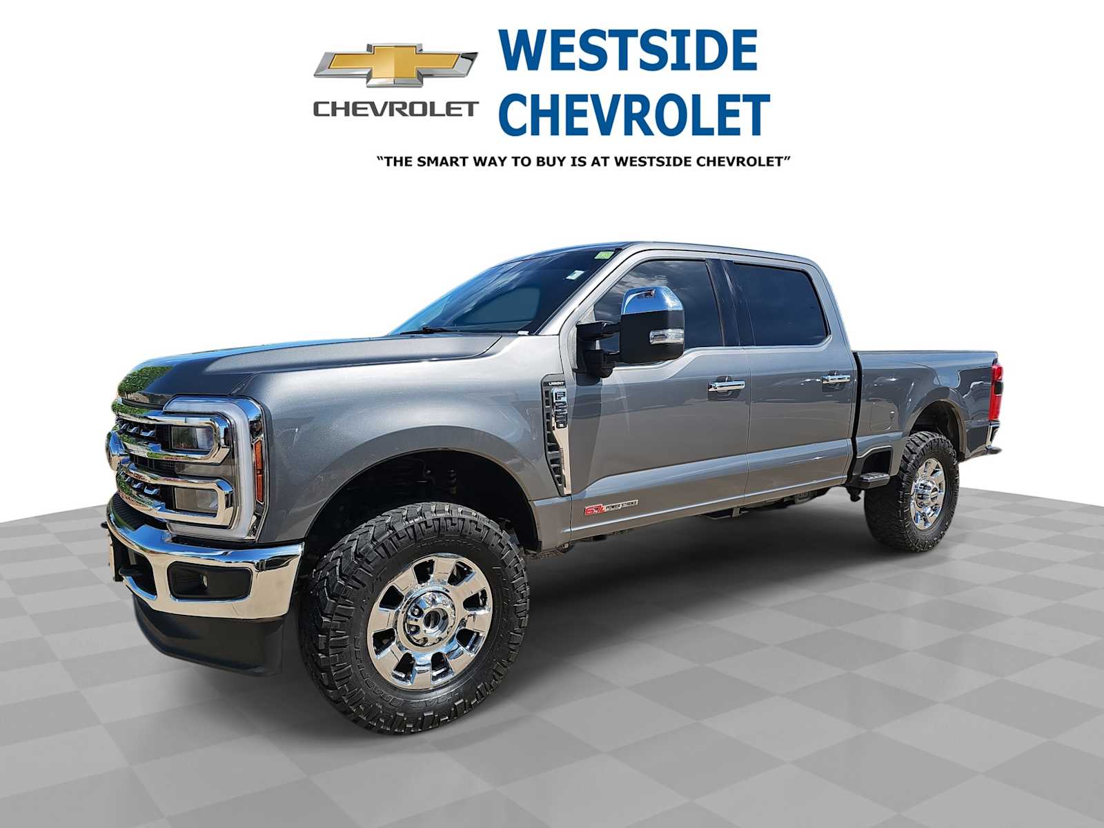Carbonized Gray 2025 Ford F-250 Super Duty Lariat Crew Cab 4WD Pickup Truck Four-Wheel Drive Automatic