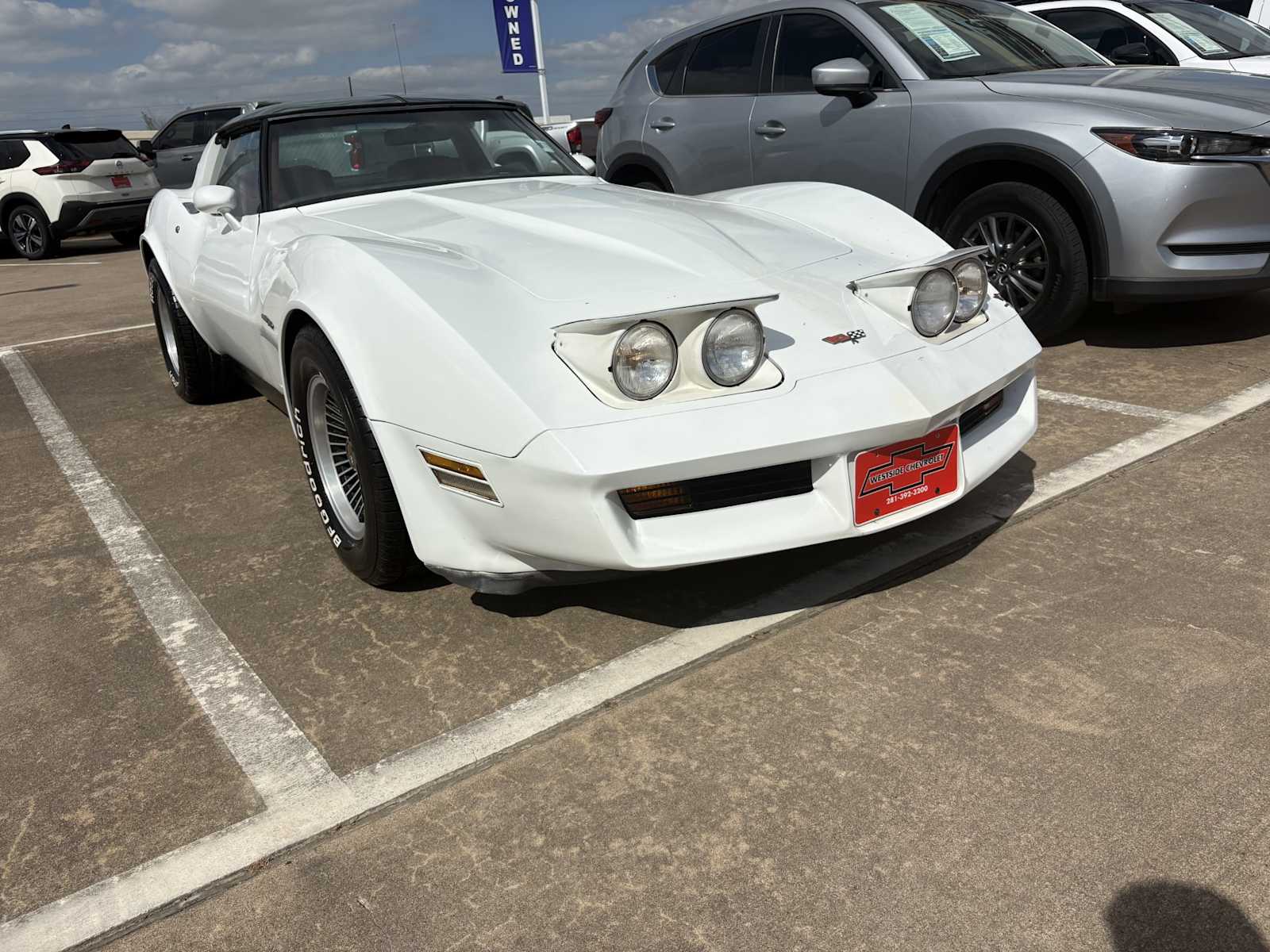 White 1982 Chevrolet Corvette Coupe RWD Coupe Rear-Wheel Drive Automatic