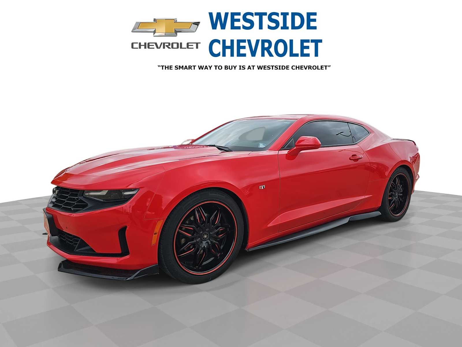 Red Hot 2020 Chevrolet Camaro LS Coupe RWD Coupe Rear-Wheel Drive 8-Speed Automatic