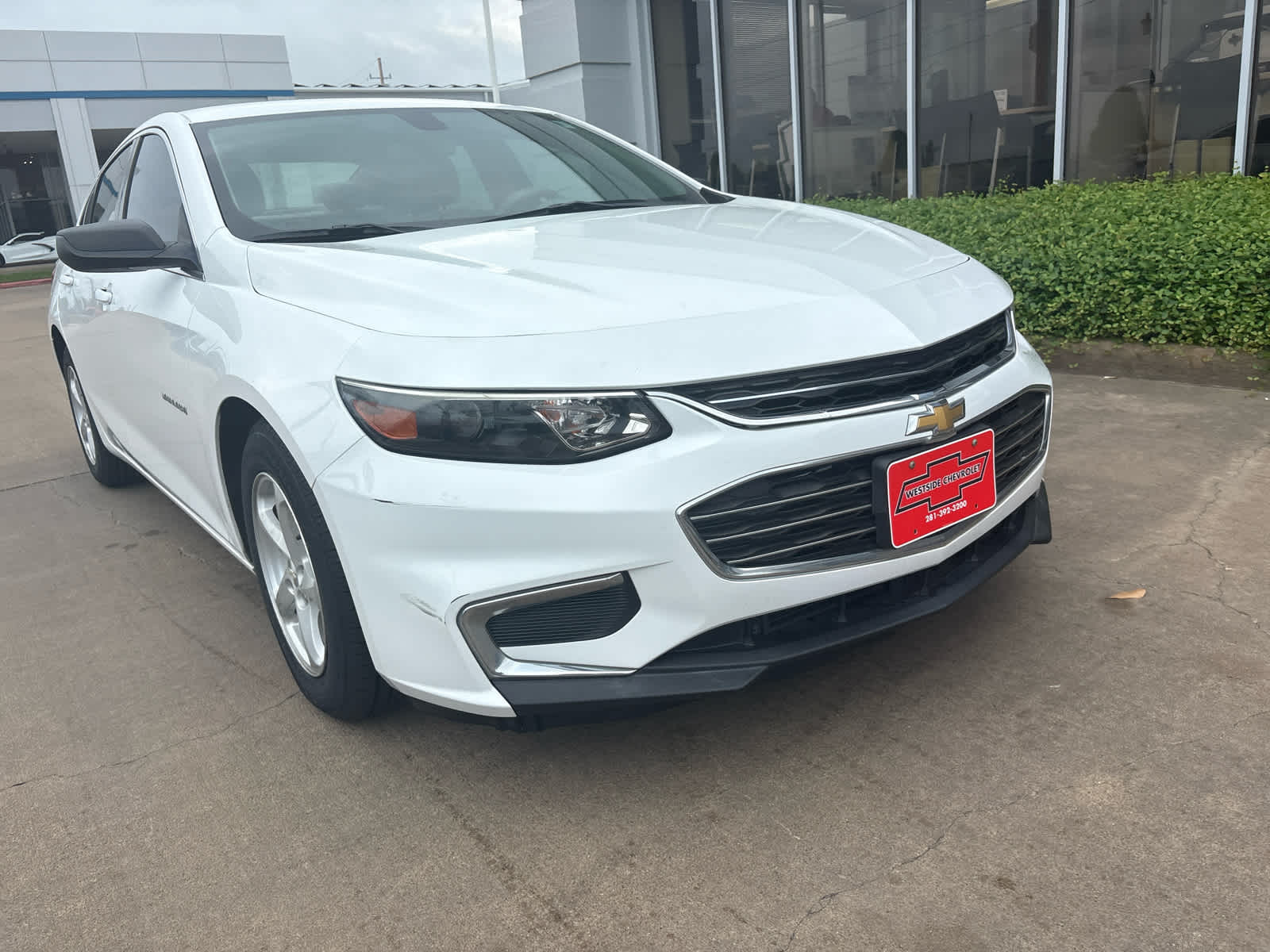 Summit White 2017 Chevrolet Malibu LS FWD Sedan Front-Wheel Drive 6-Speed Automatic