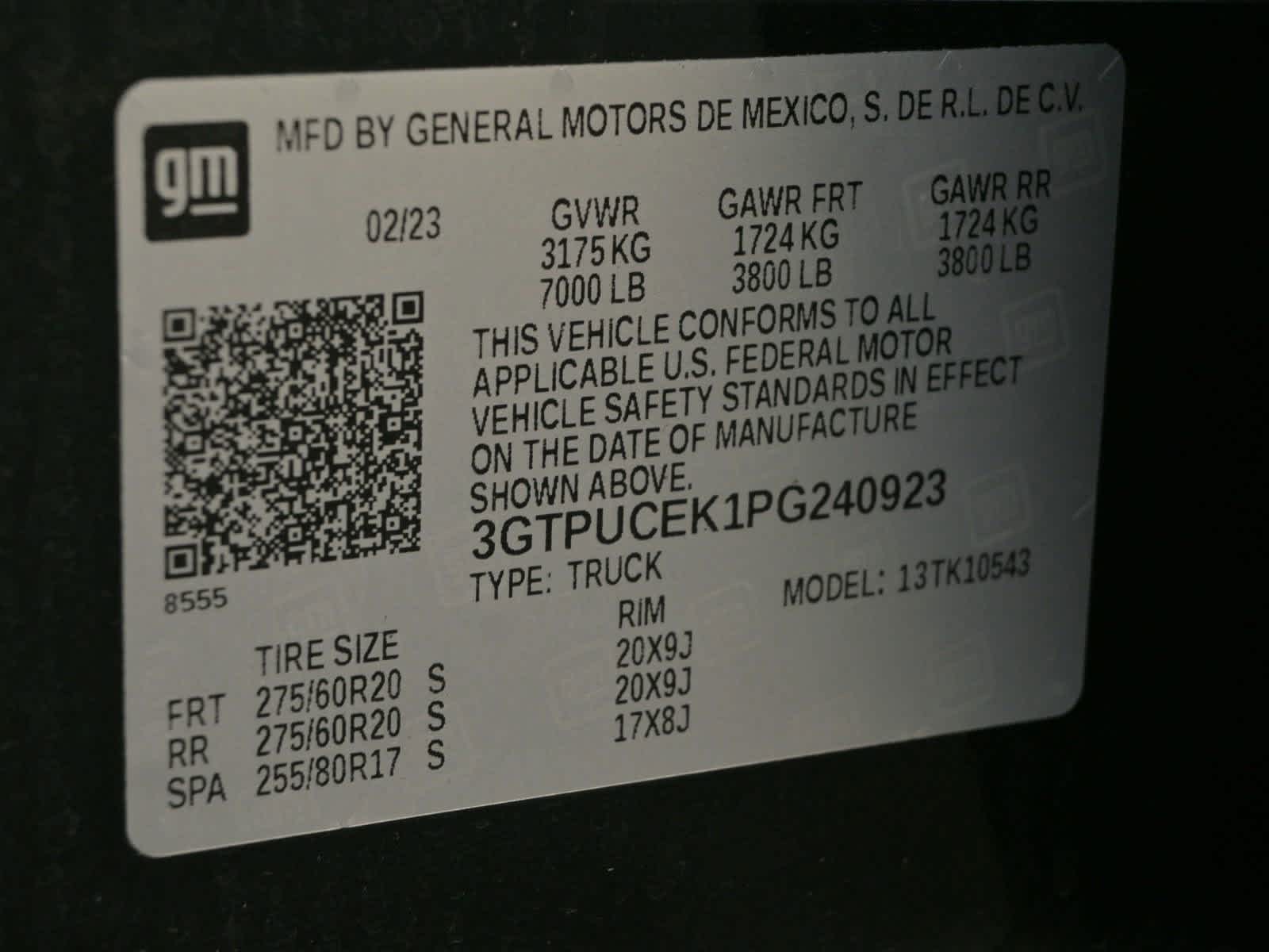 2023 GMC Sierra 1500 Elevation 4WD Crew Cab 147 33