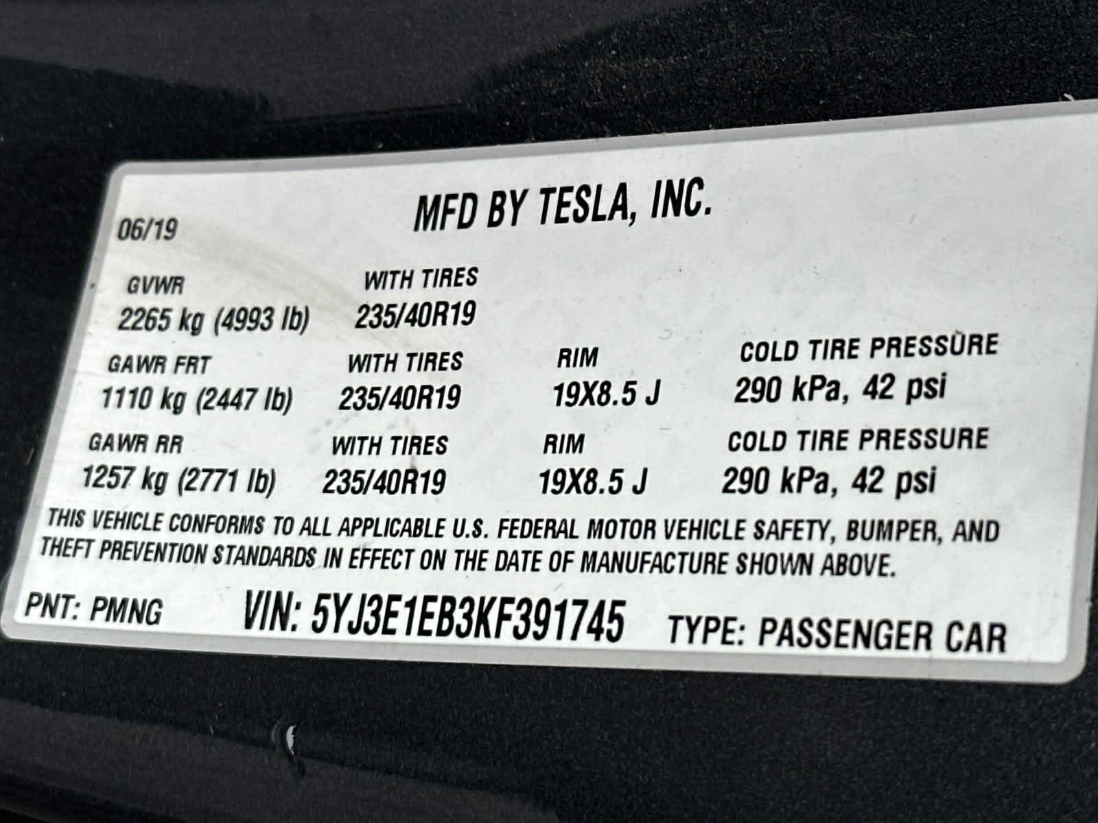 2019 Tesla Model 3 Long Range 34