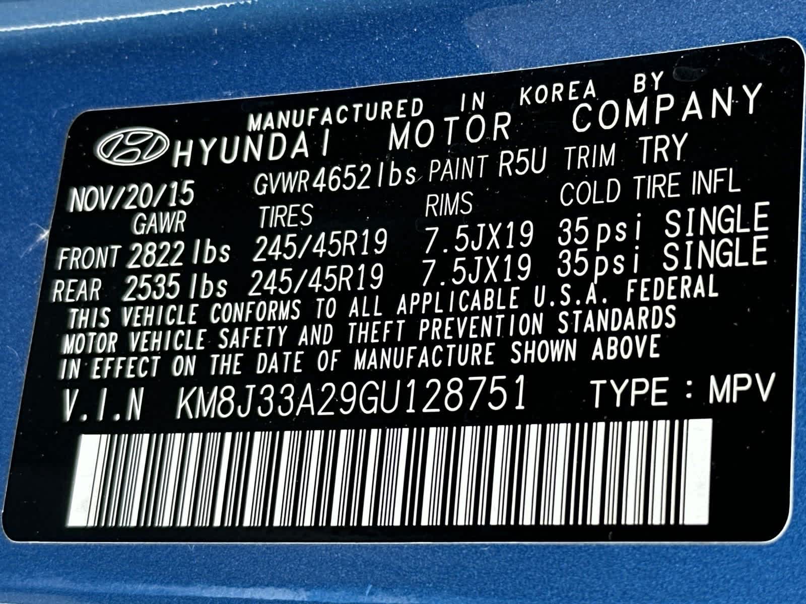 2016 Hyundai Tucson Limited 31