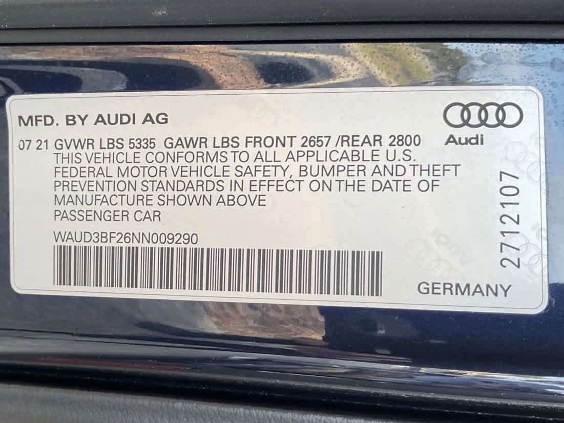 2022 Audi A6 Premium 33