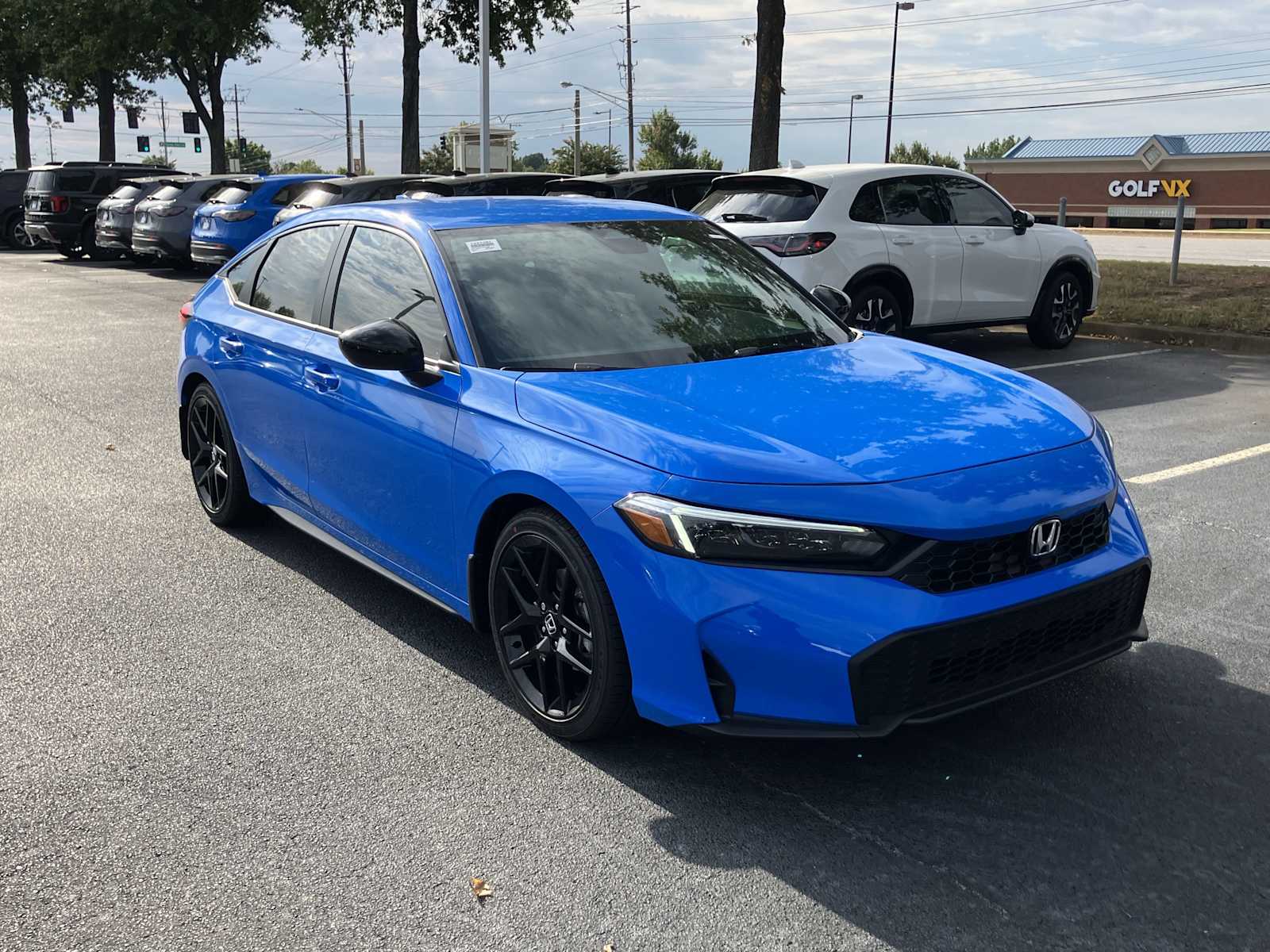 Boost Blue Pearl 2026 Honda Civic Hatchback Hatchback Front-Wheel Drive Continuously Variable Transmission