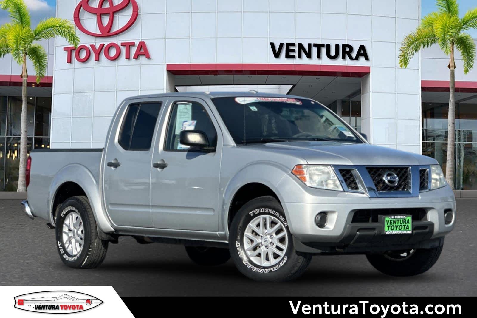 Brilliant Silver 2015 Nissan Frontier Pickup Truck Four-Wheel Drive Automatic