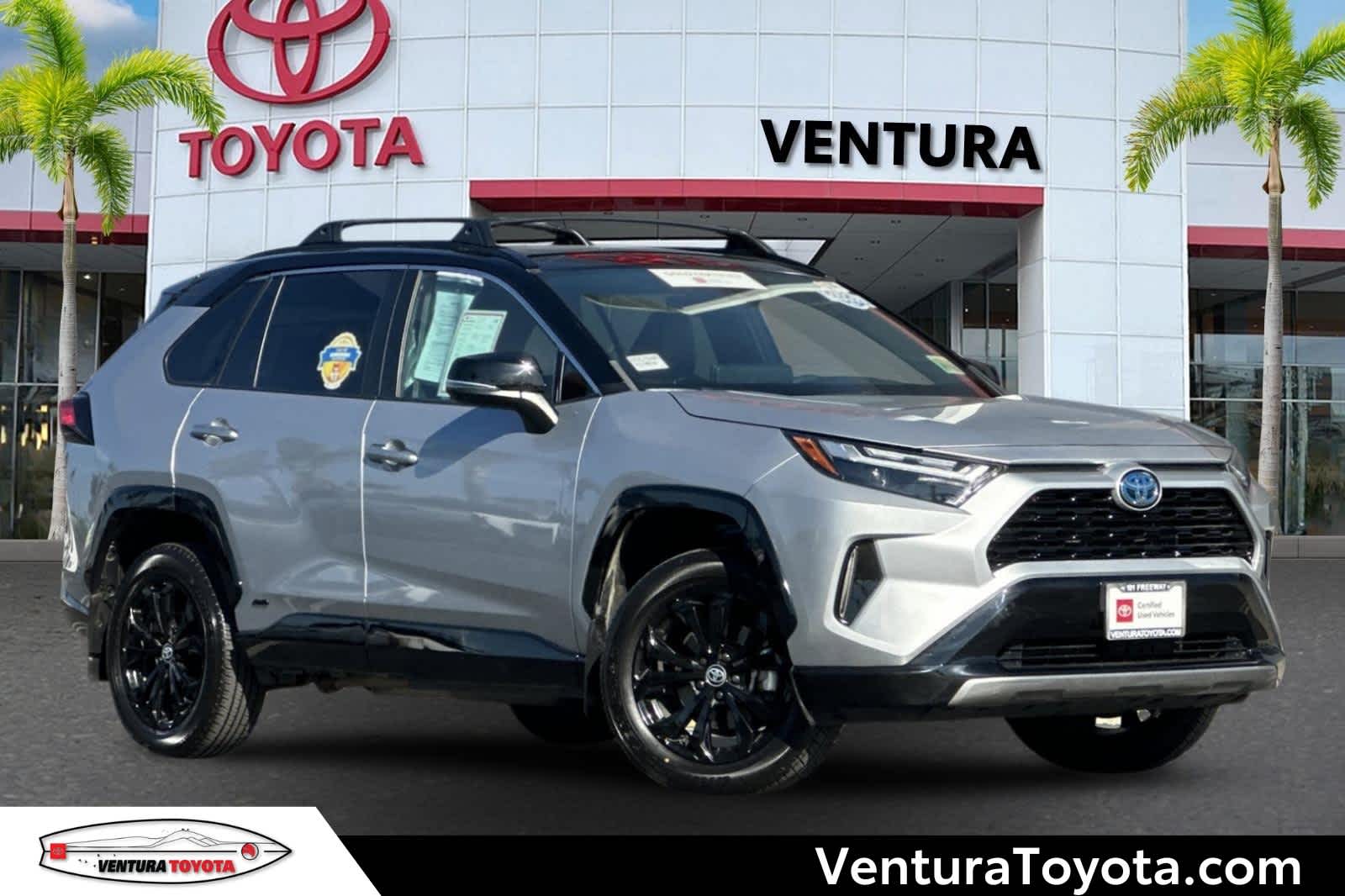 CPO Silver Sky Metallic/Midnight Black Metallic 2023 Toyota RAV4