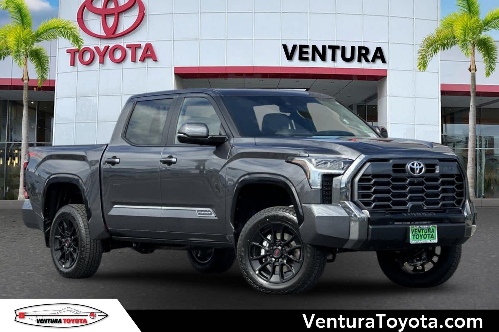 Magnetic Gray Metallic 2026 Toyota Tundra Platinum CrewMax Cab 4WD Pickup Truck Four-Wheel Drive Automatic