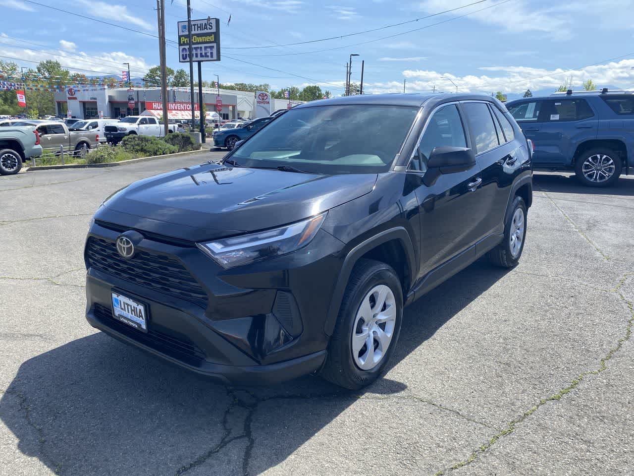 Midnight Black Metallic 2024 Toyota RAV4 LE AWD SUV / Crossover All-Wheel Drive 8-Speed Automatic