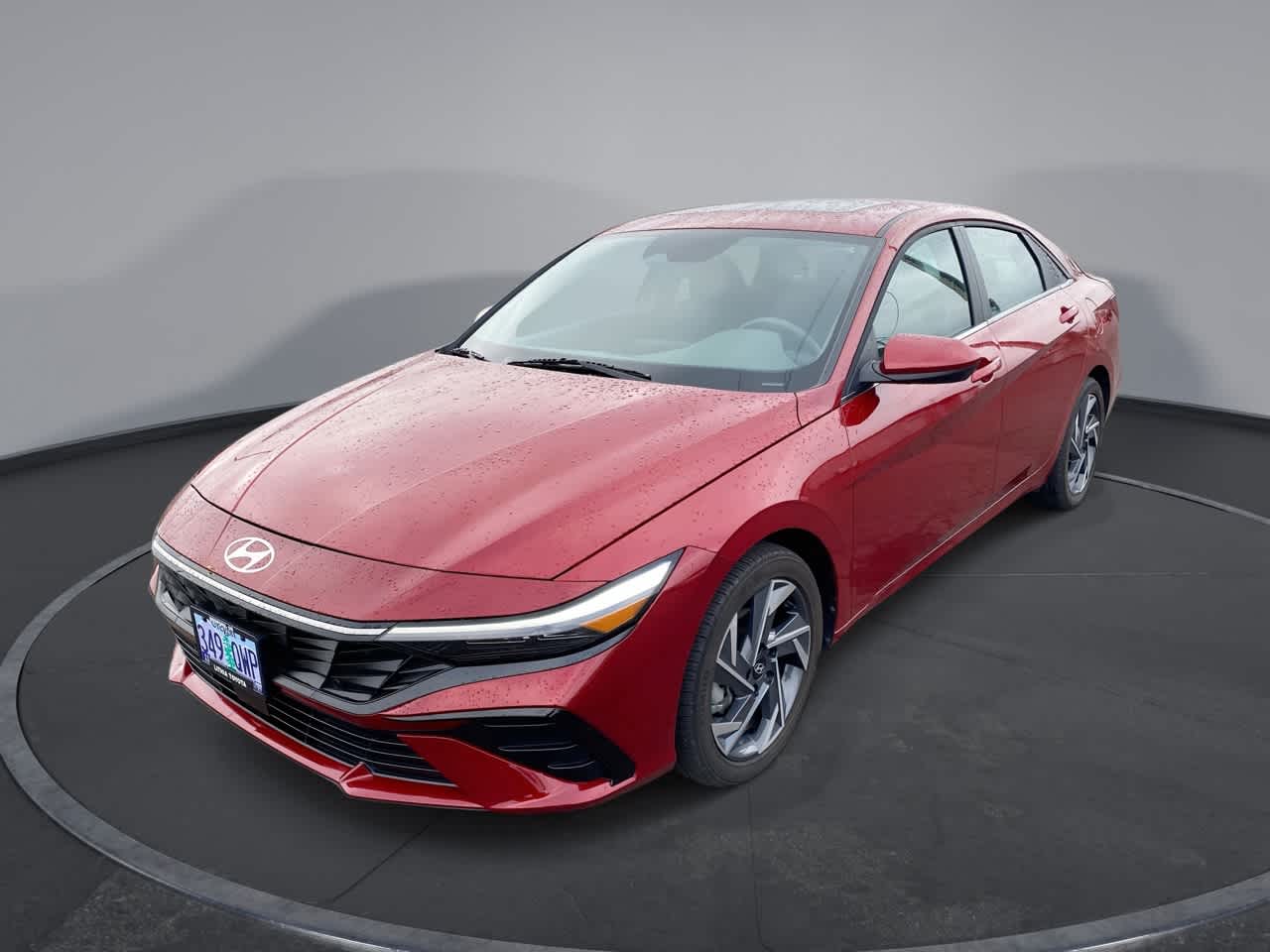 Ultimate Red 2025 Hyundai Elantra SEL Convenience FWD Sedan Front-Wheel Drive Continuously Variable Transmission