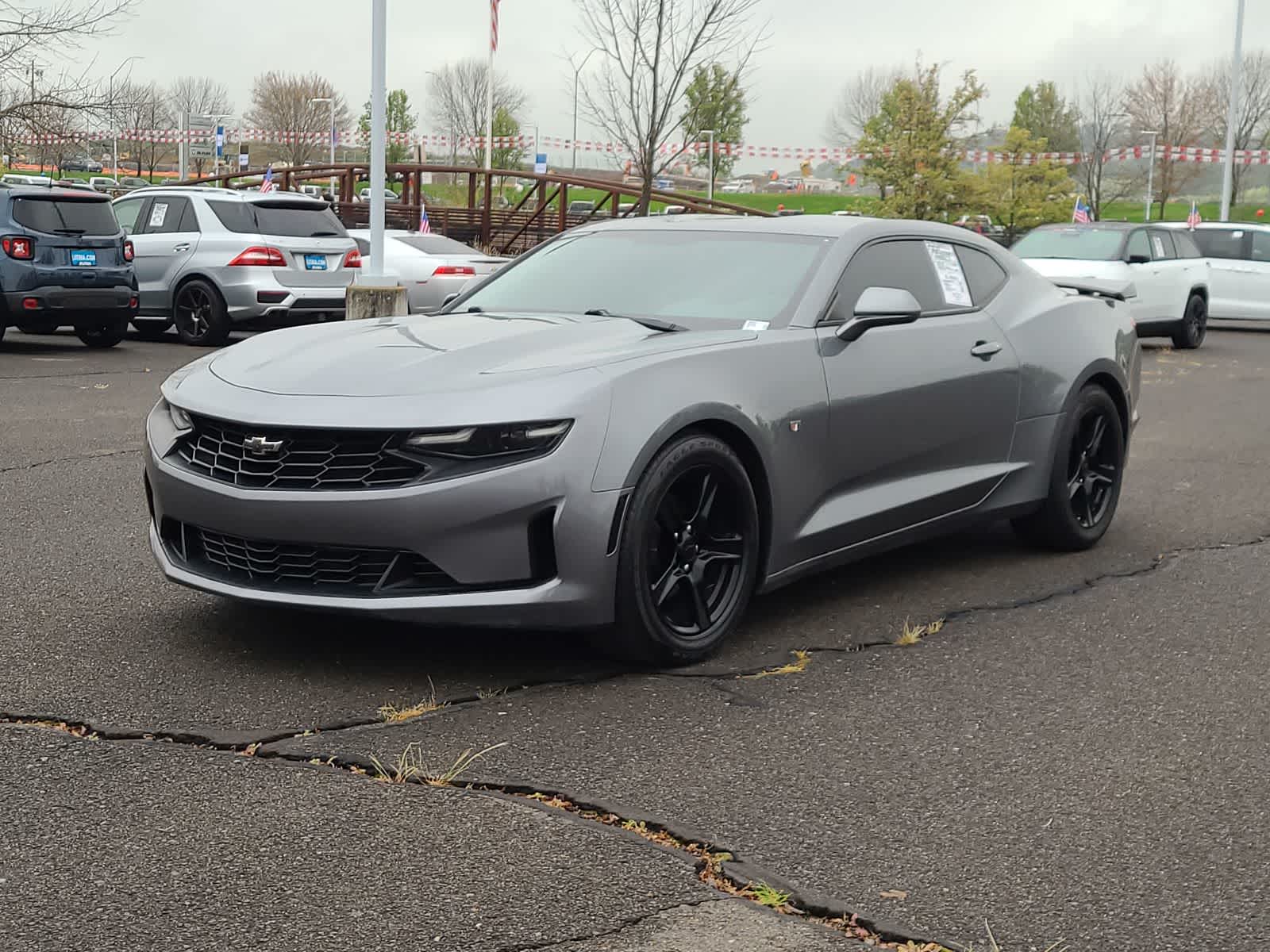 Satin Steel Gray Metallic 2021 Chevrolet Camaro 1LT Coupe RWD Coupe Rear-Wheel Drive 8-Speed Automatic