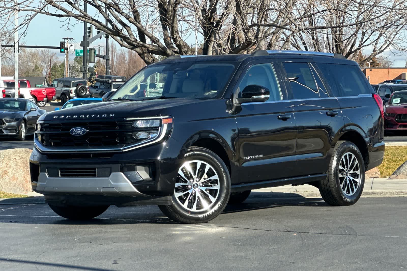 Agate Black Metallic 2025 Ford Expedition SUV / Crossover Four-Wheel Drive Automatic