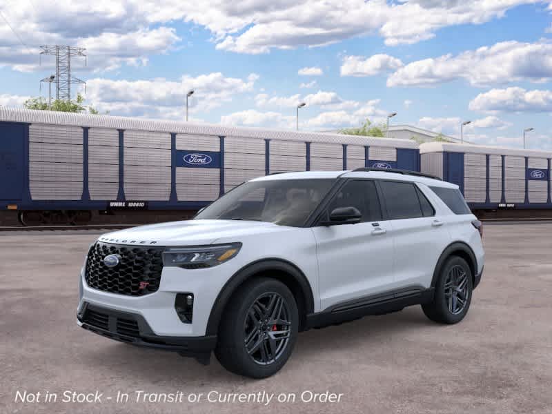 Space White Metallic 2026 Ford Explorer SUV / Crossover All-Wheel Drive Automatic