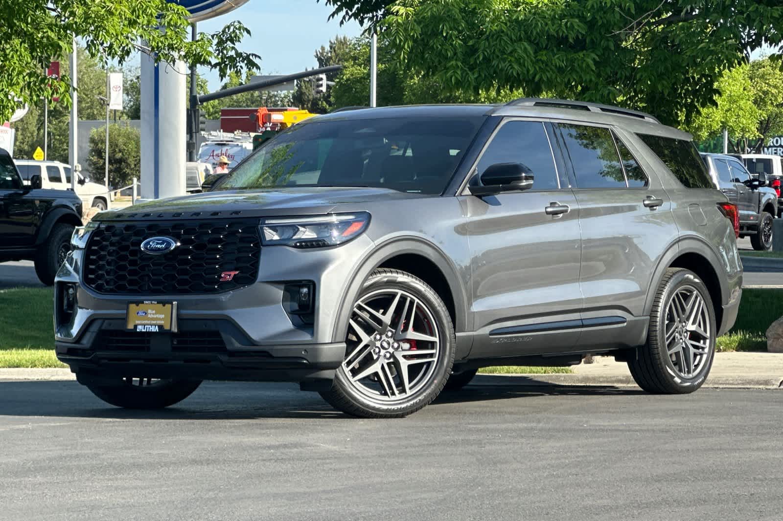 Carbonized Gray Metallic 2026 Ford Explorer SUV / Crossover All-Wheel Drive Automatic