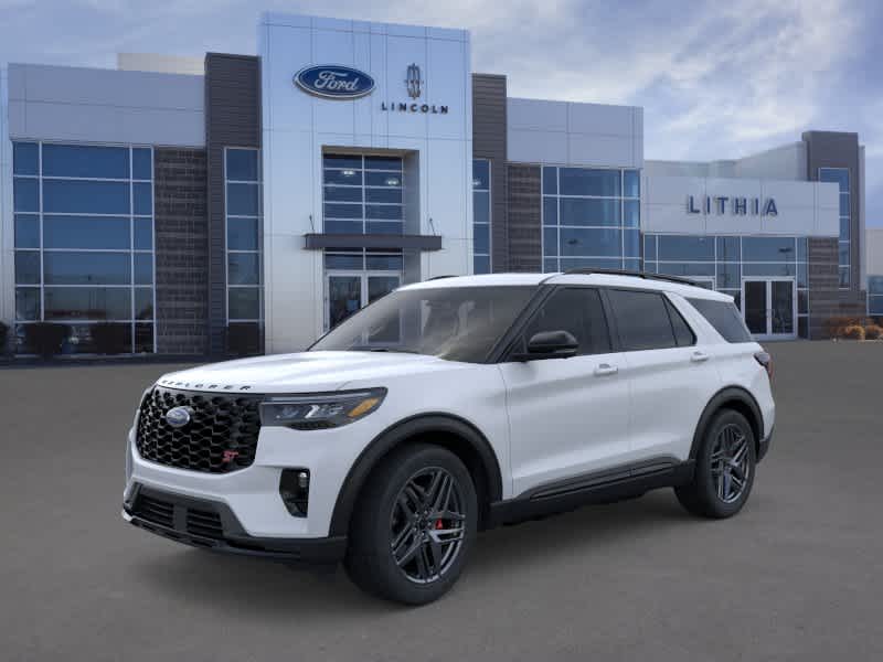 Space White Metallic 2026 Ford Explorer SUV / Crossover All-Wheel Drive Automatic
