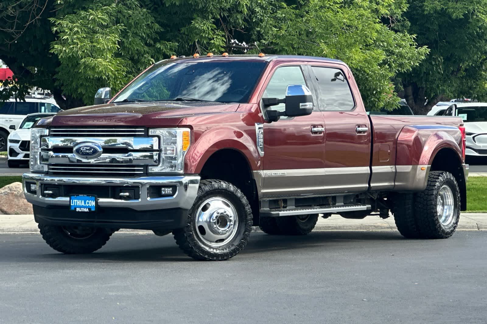 Bronze Fire/Caribou 2017 Ford F-350 Super Duty Pickup Truck Four-Wheel Drive 6-Speed Automatic