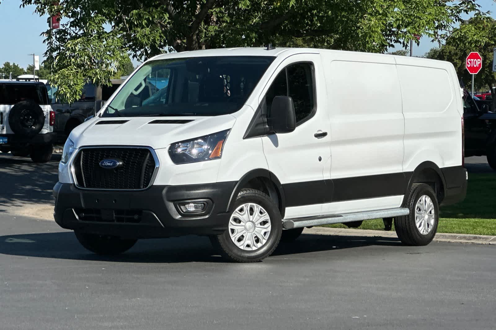 Oxford White 2025 Ford Transit Cargo Van Rear-Wheel Drive Automatic