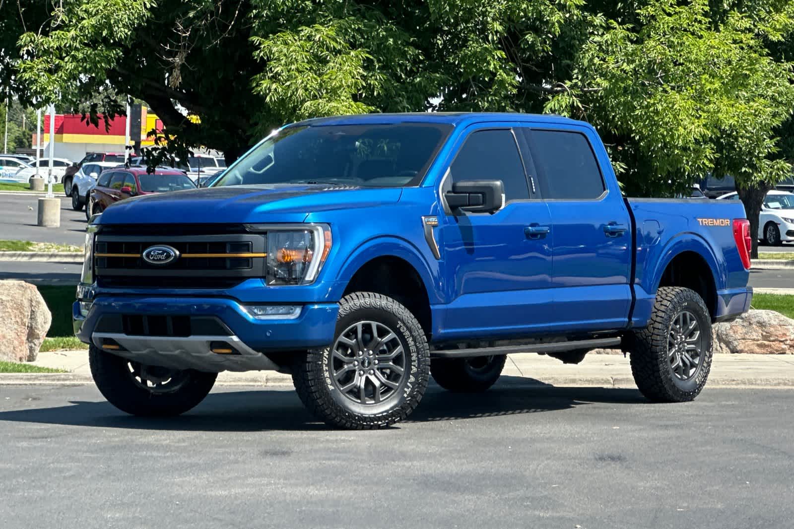 Atlas Blue Metallic 2022 Ford F-150 Pickup Truck Four-Wheel Drive Automatic