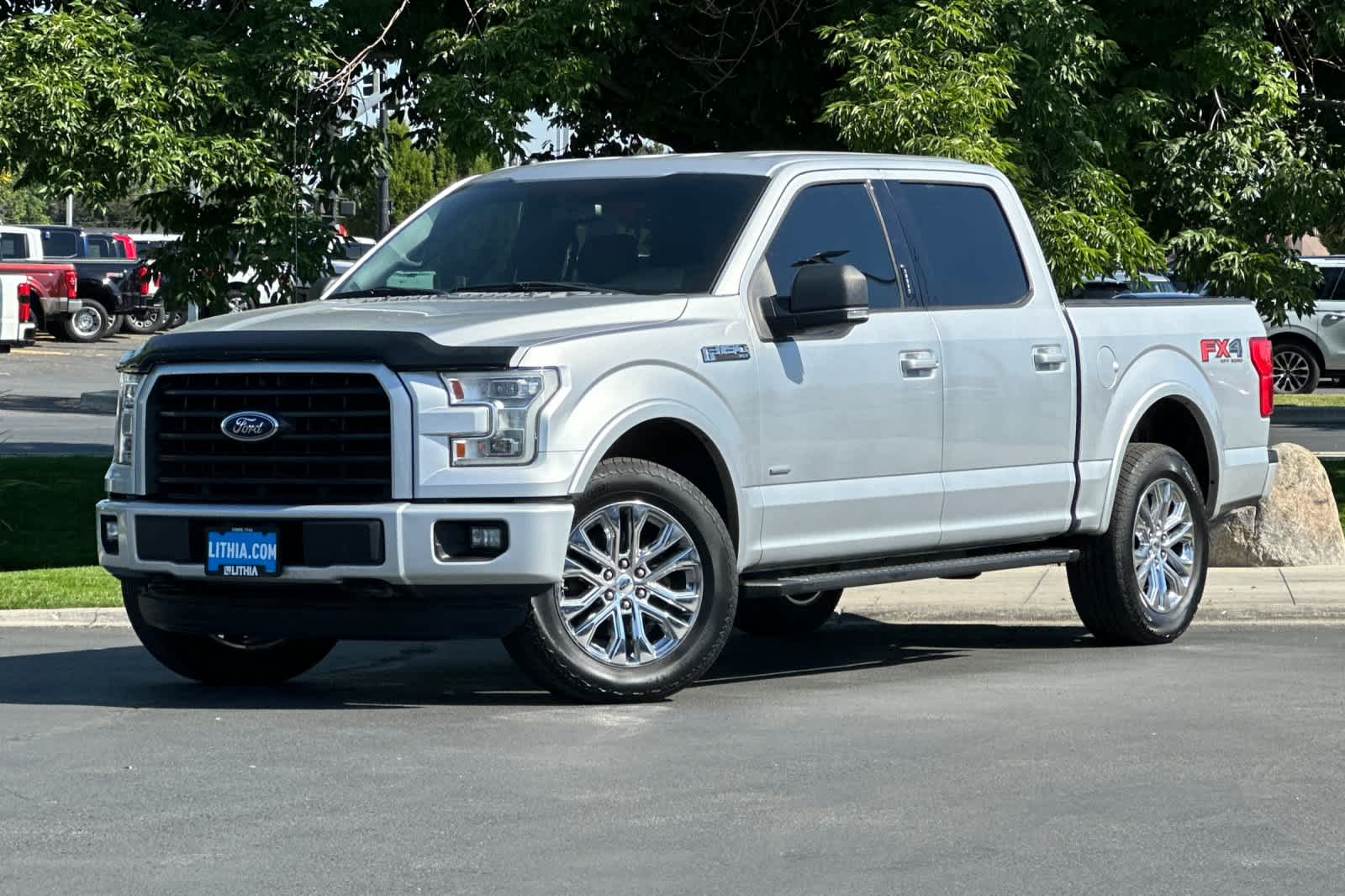 Ingot Silver Metallic 2016 Ford F-150 Pickup Truck Four-Wheel Drive 6-Speed Automatic