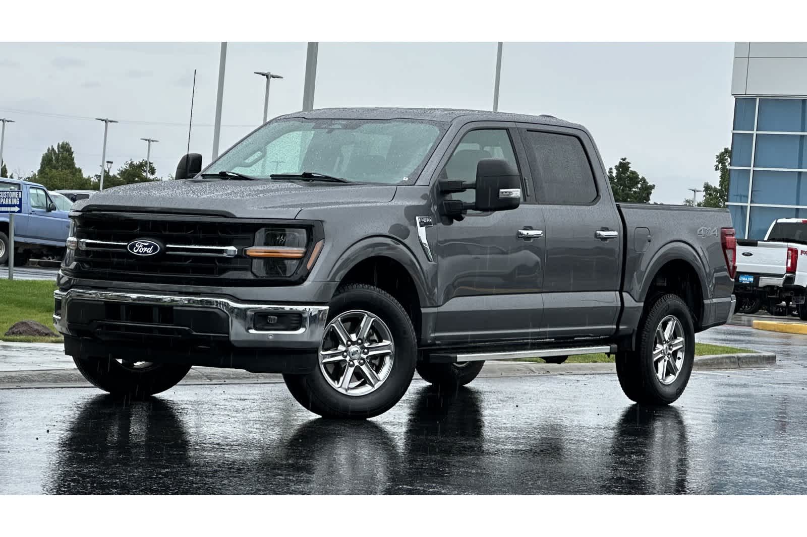 Carbonized Gray Metallic 2024 Ford F-150 Pickup Truck Four-Wheel Drive Automatic