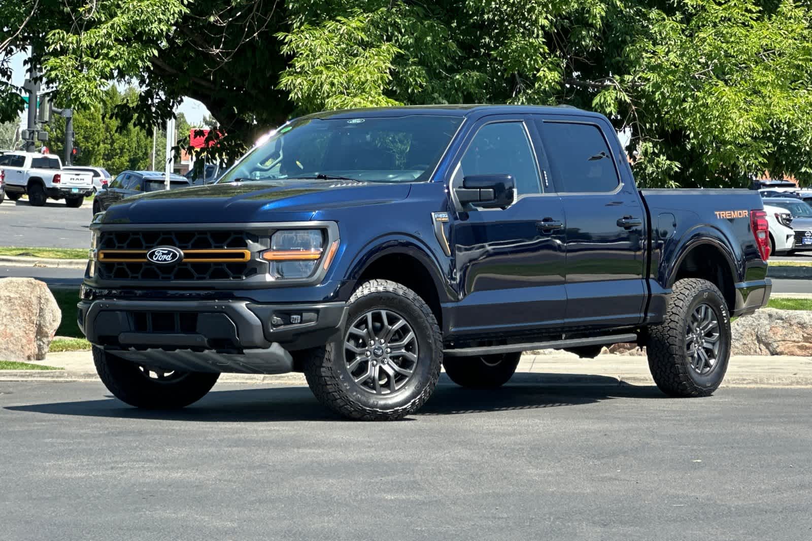 Antimatter Blue Metallic 2024 Ford F-150 Pickup Truck Four-Wheel Drive Automatic