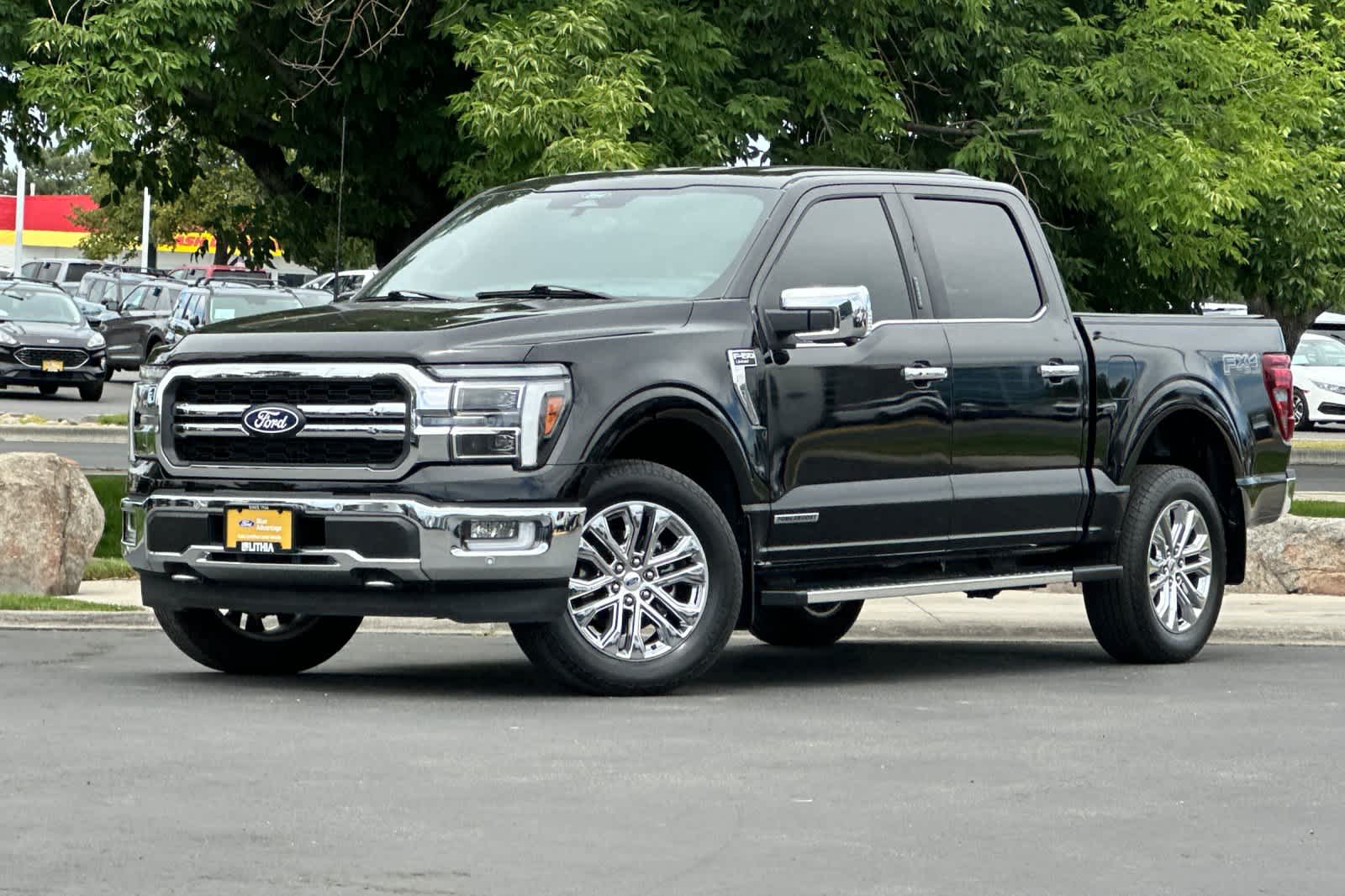 Agate Black Metallic 2024 Ford F-150 Pickup Truck Four-Wheel Drive Automatic