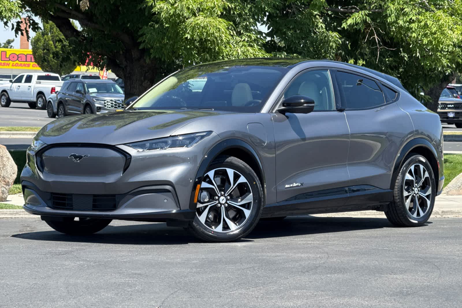 Carbonized Gray Metallic 2023 Ford Mustang Mach-E SUV / Crossover All-Wheel Drive 1-Speed Automatic