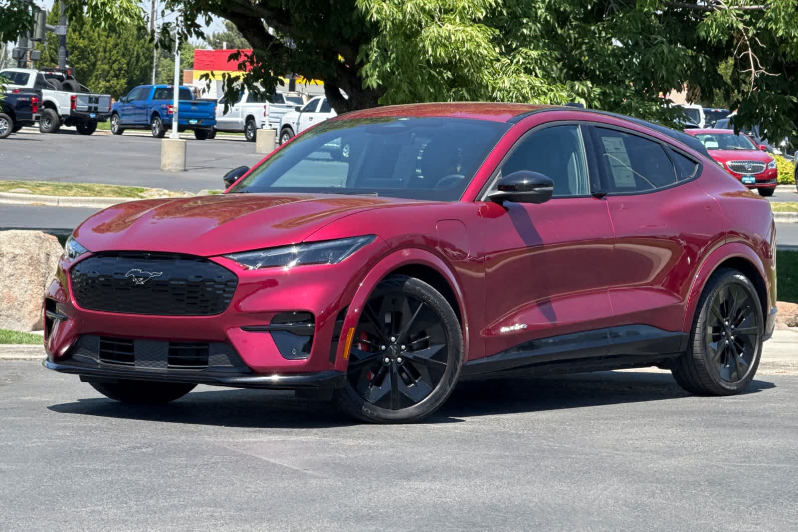 Pink (Molten Magenta Metallic Tinted Clearcoat) 2025 Ford Mustang Mach-E SUV / Crossover All-Wheel Drive 1-Speed Automatic